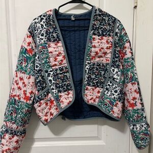 Amazon Multicolor Patchwork Women's Blazer